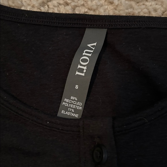 Vuori black size Small cropped cardigan - Picture 3 of 4